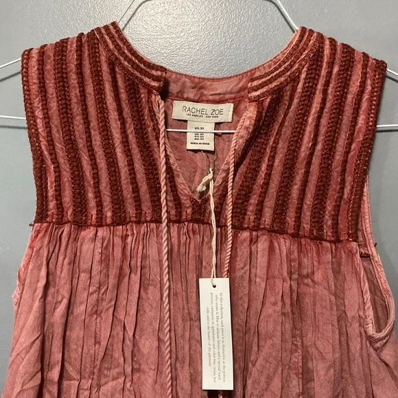 NWT Rachel Zoe Boho Top Tank size XS - Picture 4 of 8